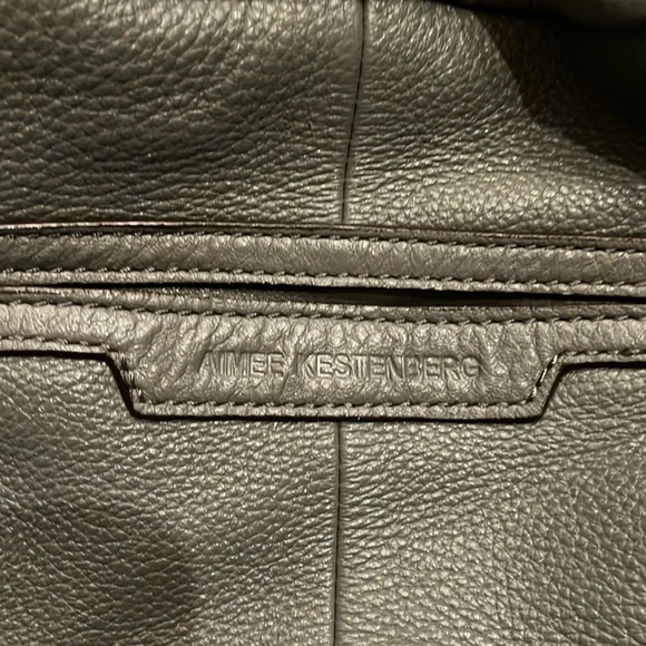 Aimee Kestenberg Pebble Leather Drawstring Bucket Bag - Picture 2 of 7